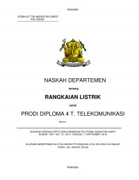 E-Book Hanjar Rangkaian Listrik Prodi Telkommil