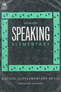 Speaking Elementary
