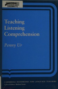 Teaching Listening Comprehension