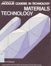 Schools Council-Modular Courses In technology-Materials Technology