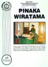 Bulletin Dinas Pembinaan Mental TNI Angkatan Darat-Pinaka Wiratama No.19-4/V/1992-1993