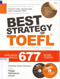 BEST STRATEGY OF TOEFL (Test of English As a Foreign Language)