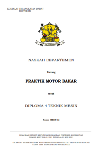 Image of E-Book Hanjar Praktek Motor Bakar Prodi Otoranpur