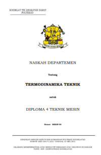 Image of E-Book Hanjar Thermodinamika Teknik Prodi Otoranpur