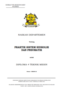 Image of E-Book Hanjar Praktek Sistem Hidrolik Dan Pneumatik Prodi Otoranpur
