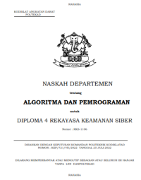 Image of E-Book Hanjar Algoritma Dan Pemrograman Prodi Rekamsiber