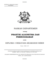 Image of E-Book Hanjar Praktik Algoritma Dan Pemrograman Prodi Rekamsiber
