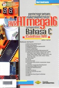 Image of Pemrograman Mikrokontroler AVR Atmega16 Menggunakan Bahasa C (CodeVision AVR)