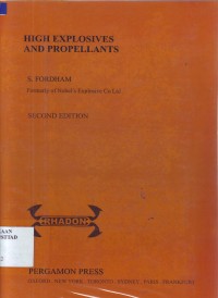 Image of High Explosives And Propellants