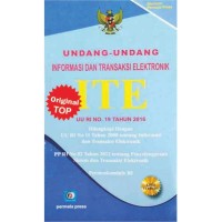Image of Undang-Undang Informasi Dan Transaksi Elektronik (ITE)