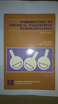 Image of Introduction to chemical engineering thermodynamics