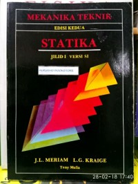 Image of Mekanika Teknik-STATIKA I