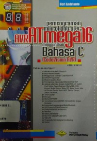 Image of Pemprograman Mikrokontroller AVRAtmega16 Menggunakan Bahasa C (VodeVision AVR)