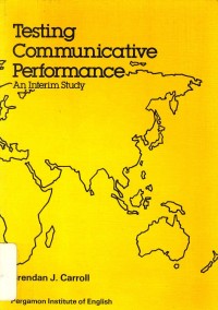 Image of Testing Communicative Performance - An Interm Study