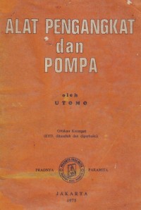Image of Alat Pengangkat dan Pompa