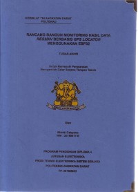 Image of Rancang Bangun Monitoring Hasil Data RES2DIV Berbasis GPS Locator Menggunakan ESP32