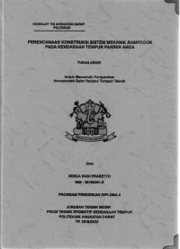 Image of Perencanaan Konstruksi Sistem Mekanik Ramp Door Pada Kendaraan Tempur Panser Anoa