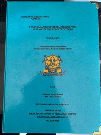 Image of Perencanaan Sistem Kelistrikan pada Alat Water Treatment Poltekad