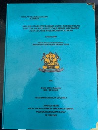 Image of Analisis Stabilizer Biokimia untuk Meningkatkan Kualitas Air pada Prototype Smart Integrated Aquaculture Greenhouse Poltekad