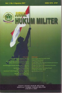 Image of Jurnal Hukum Militer