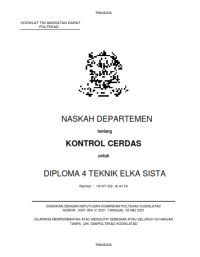 Image of E-Book Hanjar Kontrol Cerdas Prodi Elkasista