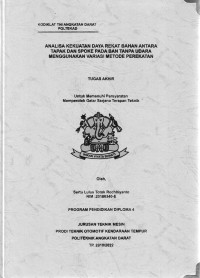 Image of Analisa Kekuatan Daya Rekat Bahan Antara Tapak Dan Spoke Pada Ban Tanpa Udara Menggunakan Variasi Metode Perekatan