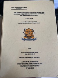 Image of Implementasi Enkripsi Advanced Encryption Standard (AES) sebagai Keamanan Data pada Aplikasi Siakad Poltekad