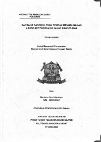 Image of Rancang Bangun Lesan Tembak Menggunakan Laser Spot Berbasis Image Processing