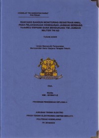 Image of Rancang Bangun Monitoring Registrasi Awal Pada Pelaksanaan Kesegaran Jasmani Berbasis NodeMCU ESP 8266 Mendukung Tim Jasmani Militer TNI AD