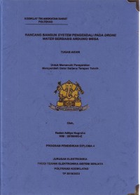 Image of Rancang Bangun System Pengendali Pada Drone Water Berbasis Arduino Mega