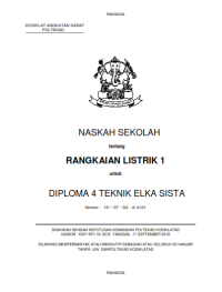 Image of E-Book Hanjar Rangkaian Listrik 1 Prodi Elkasista