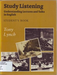 Image of Study Listening: Understanding Lectures and Talks in English Student's Book