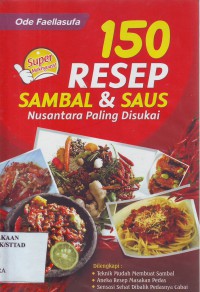 150 Resep Sambal dan Saus Nusantara Paling Disukai