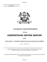 Hanjar Administrasi Sistem Server Prodi Rekamsiber