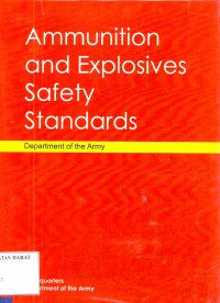 Ammunition and Explosives Safety Standards