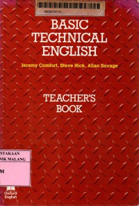 Basic Technical English-Teacher`s Book