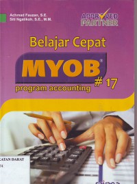 BELAJAR CEPAT MYOB PROGRAM ACCOUNTING # 17