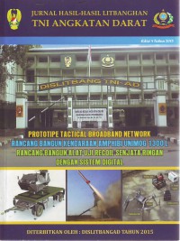 Jurnal Hasil-Hasil Litbanghan TNI Angkatan Darat Edisi 4