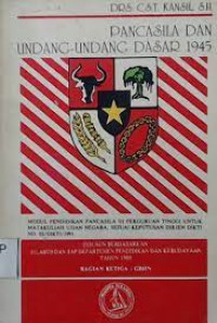 Image of Pancasila Dan Undang-Undang Dasar 1945 Bagian 3 : GBHN