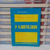 Image of Tanya Jawab P-4, UUD`45, GBHN