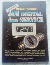 Image of Teknik Merakit Sendiri Jam Digital Dan Service