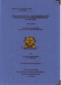 Image of Desain Sistem Kontrol Pada Penggerak Robot Beroda Secara Autonomous Menggunakan Metode SLAM