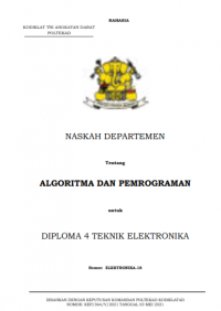 Hanjar Algoritma dan Pemrograman  Prodi Elkasista