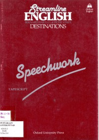 Streamline English Destinations: Speechwork