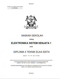 Hanjar Elektronika Sistem Senjata 1 Prodi Elkasista