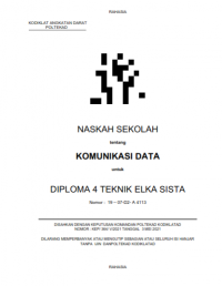 E-Book Hanjar Komunikasi Data Prodi Elkasista