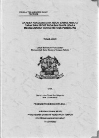 Analisa Kekuatan Daya Rekat Bahan Antara Tapak Dan Spoke Pada Ban Tanpa Udara Menggunakan Variasi Metode Perekatan