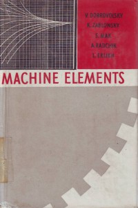Image of Machine Elements-TextBook