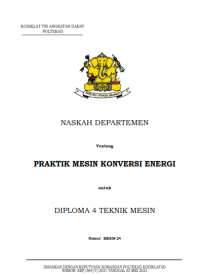 E-Book Hanjar Praktik Mesin Konversi Energi Prodi Otoranpur