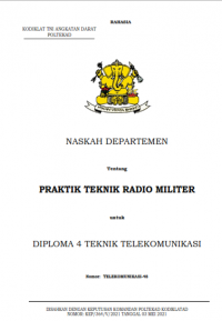 Image of E-Book Hanjar Praktik Radio Militer Prodi Telkommil